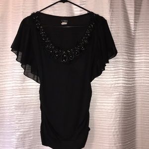🍭 Cute black dressy top